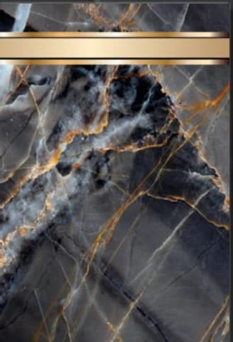 DAMLA 3D Black Mermerit Gold dekoratif yüzey