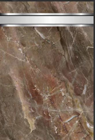 DAMLA 3D Brown Mermerit Silver dekoratif yüzey