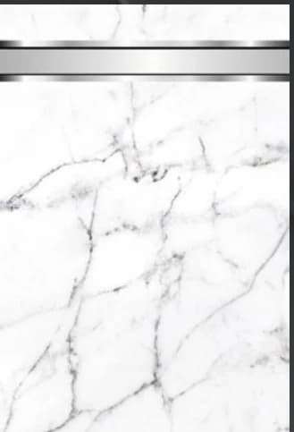 DAMLA 3D White Mermerit Silver dekoratif yüzey